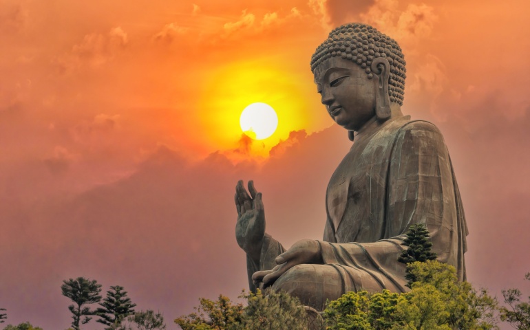 The Tan Tian Buddha in Hong Kong