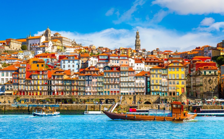 View of the City of Porto in Portugal