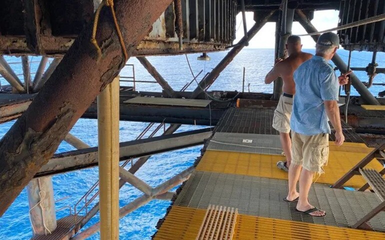 The Lower deck of the Hotel