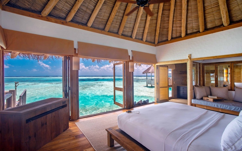 View from inside the Private Reserve at Gili Lankanfushi