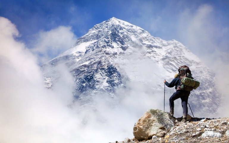 Mt. Everest views from Kala Patthar