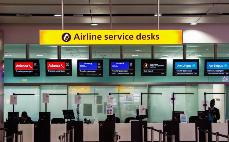 Airline Customer Service Desk
