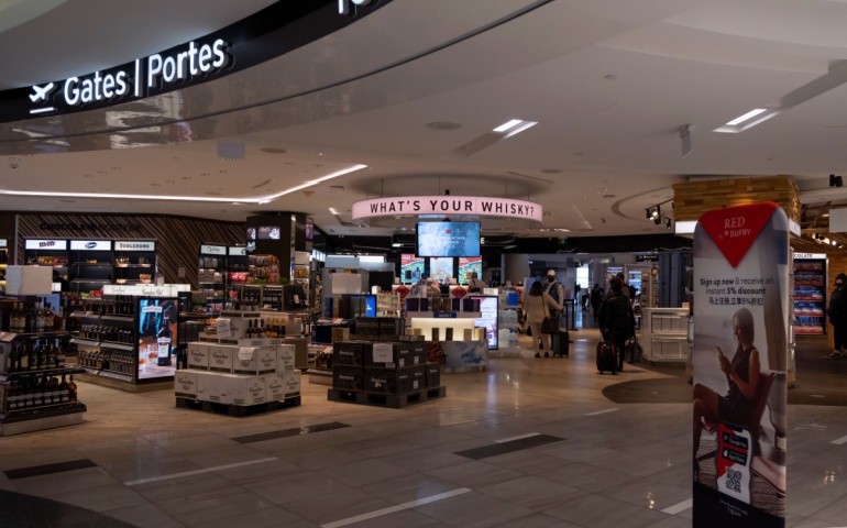 Duty Free Stores Inside Toronto International Pearson Airport 