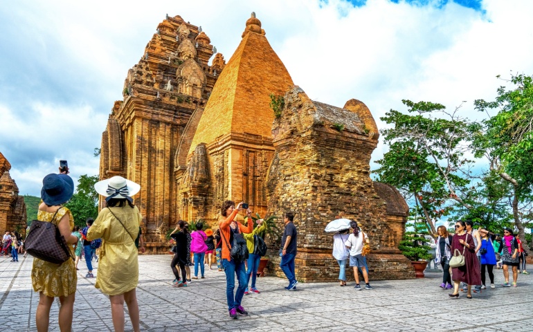 Po Nagar is a Cham Temple Tower near Nha Trang city 