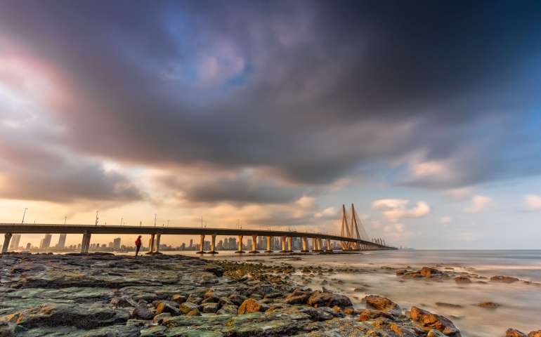 Bandra Worli Sea Link view