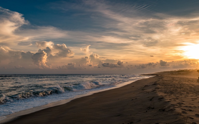 Golden Beach at Odisha: One of the Blue Flag beaches in India