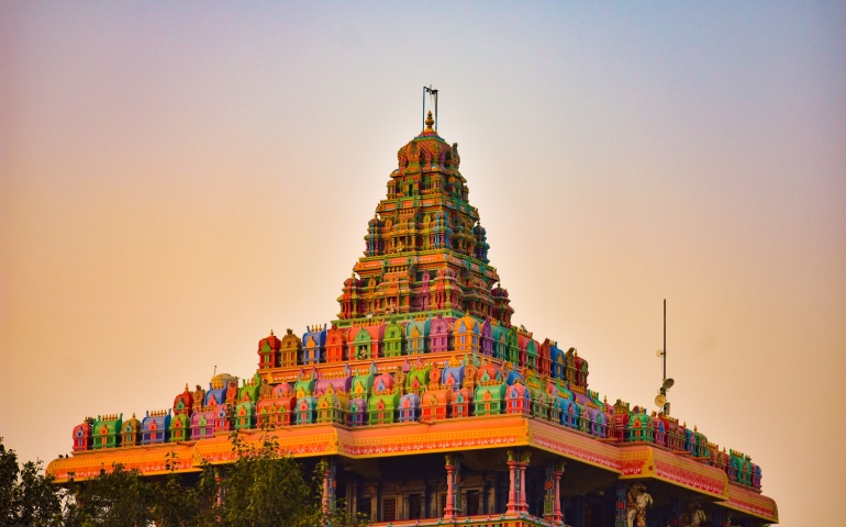 Shri Adishankar Viman Mandapam view