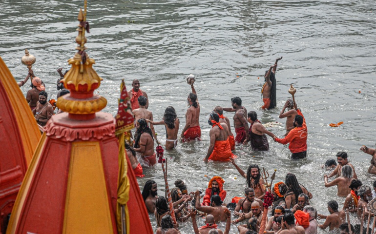 Akhara Snan in Haridwar