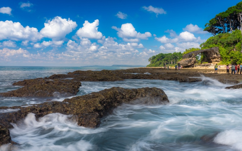 Natural bridge at Neil Island, Andaman