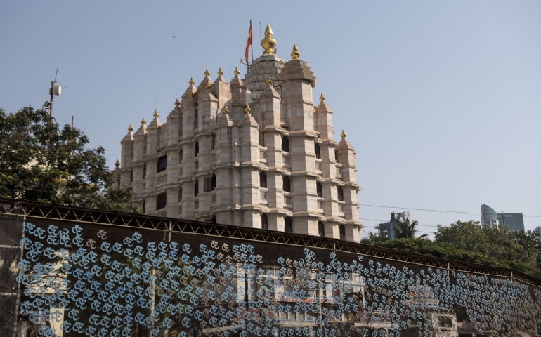 View of Siddhivinayak Temple from the outside