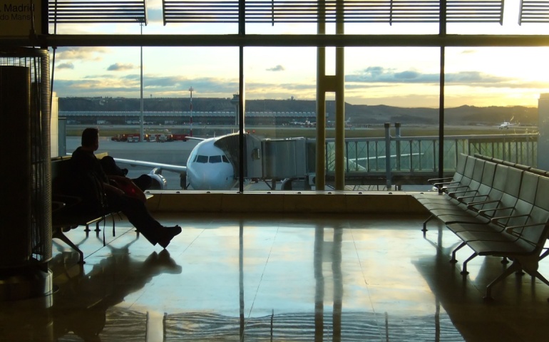 Passenger Waiting in the Airport